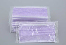 Load image into Gallery viewer, Disposable Individual Packaging mask (Purple, Lime)