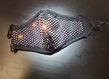 Load image into Gallery viewer, Rhinestone mask with 2 PM filter