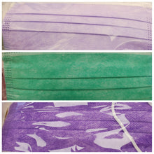 Load image into Gallery viewer, Disposable Individual Packaging mask (Purple, Lime)