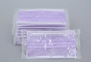 Disposable  Individual  Packaging mask (Purple, Lime)